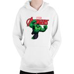 Fashion, accesorii si bijuterii - Copii - Imbracaminte copii - Pulovere si hanorace copii - Hanorac Copii Hulk The Avangers Experiment Protect Humanity, alb, marime L Copii - Infinity.ro