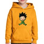 Fashion, accesorii si bijuterii - Copii - Imbracaminte copii - Pulovere si hanorace copii - Hanorac copii Hunter x Hunter Gon Freecss Anime, negru, marime L Copii - Infinity.ro