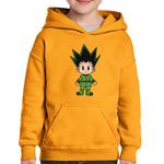 Fashion, accesorii si bijuterii - Copii - Imbracaminte copii - Pulovere si hanorace copii - Hanorac copii Hunter x Hunter Gon Freecss Rebel Boy, negru, marime L Copii - Infinity.ro