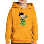 Fashion, accesorii si bijuterii - Copii - Imbracaminte copii - Pulovere si hanorace copii - Hanorac copii Hunter x Hunter Gon Freecss Vanator, negru, marime L Copii - Infinity.ro
