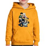 Fashion, accesorii si bijuterii - Copii - Imbracaminte copii - Pulovere si hanorace copii - Hanorac copii Hunter x Hunter Team Gang, negru, marime L Copii - Infinity.ro