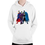 Fashion, accesorii si bijuterii - Copii - Imbracaminte copii - Pulovere si hanorace copii - Hanorac Copii Joker Batman Superman Marvel DC Comics America, alb, marime L Copii - Infinity.ro