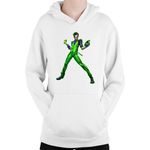 Fashion, accesorii si bijuterii - Copii - Imbracaminte copii - Pulovere si hanorace copii - Hanorac Copii Joker Warner Bros DC American Comics Creation Mad, alb, marime L Copii - Infinity.ro