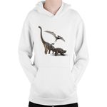Fashion, accesorii si bijuterii - Copii - Imbracaminte copii - Pulovere si hanorace copii - Hanorac Copii Jurassic Park Ankylosaurus Tyrannosaurus Comet, alb, marime L Copii - Infinity.ro