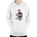 Fashion, accesorii si bijuterii - Copii - Imbracaminte copii - Pulovere si hanorace copii - Hanorac Copii Justin Bieber Artist Talent Singer Canadian, alb, marime L Copii - Infinity.ro