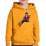 Fashion, accesorii si bijuterii - Copii - Imbracaminte copii - Pulovere si hanorace copii - Hanorac copii Kakegurui Yumeko Jabami Compulsive Gambler, negru, marime M Copii - Infinity.ro