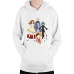 Fashion, accesorii si bijuterii - Copii - Imbracaminte copii - Pulovere si hanorace copii - Hanorac Copii Kamisama Kimono One Punch Man One Piece, alb, marime L Copii - Infinity.ro