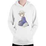 Fashion, accesorii si bijuterii - Copii - Imbracaminte copii - Pulovere si hanorace copii - Hanorac Copii Kamisama Kiss Tomoe Chibi Fox Spirit Shinto, alb, marime L Copii - Infinity.ro