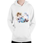 Fashion, accesorii si bijuterii - Copii - Imbracaminte copii - Pulovere si hanorace copii - Hanorac Copii Kamisama Kiss Tomoe Ninja Lego Shoujo, alb, marime L Copii - Infinity.ro
