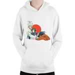Fashion, accesorii si bijuterii - Copii - Imbracaminte copii - Pulovere si hanorace copii - Hanorac Copii Kamisama Kiss Tomoe Ninjago Kyoto, alb, marime M Copii - Infinity.ro
