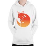 Fashion, accesorii si bijuterii - Copii - Imbracaminte copii - Pulovere si hanorace copii - Hanorac Copii Kamisana Kiss Icon Fox Youkai Spirit, alb, marime L Copii - Infinity.ro