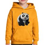 Fashion, accesorii si bijuterii - Copii - Imbracaminte copii - Pulovere si hanorace copii - Hanorac copii Kung Fu Panda Bebe Po Bebelus Chibi, negru, marime L Copii - Infinity.ro