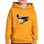 Fashion, accesorii si bijuterii - Copii - Imbracaminte copii - Pulovere si hanorace copii - Hanorac copii Kung Fu Panda Muay Thai 3D Minecraft, negru, marime M Copii - Infinity.ro