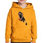 Fashion, accesorii si bijuterii - Copii - Imbracaminte copii - Pulovere si hanorace copii - Hanorac copii Kuroko no Basket Daiki Aomine Jucator Anime, negru, marime L Copii - Infinity.ro