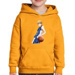 Fashion, accesorii si bijuterii - Copii - Imbracaminte copii - Pulovere si hanorace copii - Hanorac copii Kuroko no Basket Ryota Kise Play Anime, negru, marime L Copii - Infinity.ro