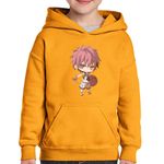 Fashion, accesorii si bijuterii - Copii - Imbracaminte copii - Pulovere si hanorace copii - Hanorac copii Kuroko no Basket Seijuro Akashi Chibi Anime, negru, marime L Copii - Infinity.ro