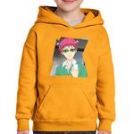 Fashion, accesorii si bijuterii - Copii - Imbracaminte copii - Pulovere si hanorace copii - Hanorac copii Kusuo Saiki Shuichi Aso Anime Manga, negru, marime L Copii - Infinity.ro