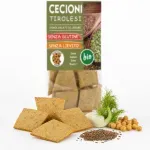 Market - Bacanie - Chipsuri si snacksuri - Saratele si crakers - Crackers BIO tirolez cu naut, chimen si fenicul, fara gluten - Infinity.ro
