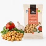 Market - Bacanie - Chipsuri si snacksuri - Alune, fistic si mixuri - Nuci caju coapte, gust bruschetta, BIO, 120g - Infinity.ro