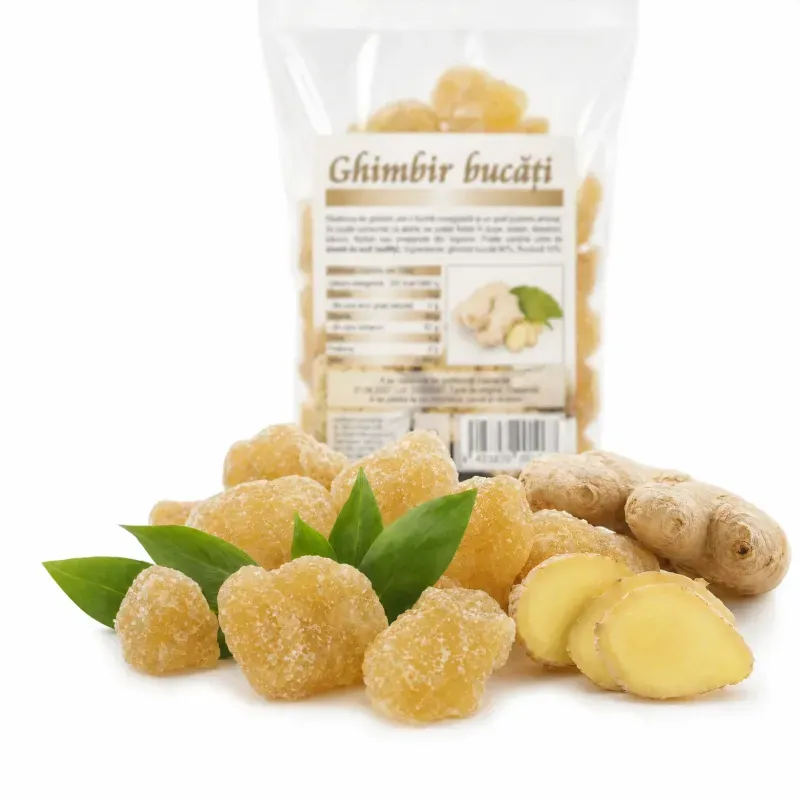Market - Bacanie - Condimente si sosuri - Ghimbir bucati, 150g - Infinity.ro