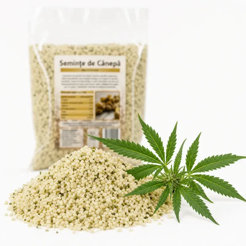 Market - Bacanie - Alimente de baza - Alte alimente si ingrediente - Seminte de canepa, decorticate, 150g - Infinity.ro