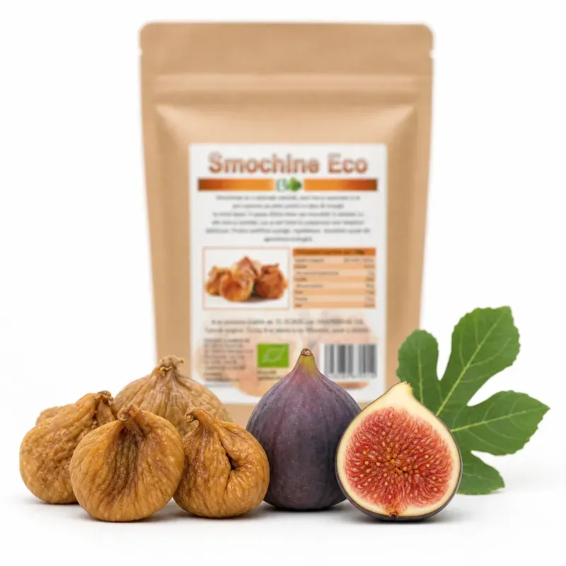 Market - Bacanie - Chipsuri si snacksuri - Fructe uscate - Smochine uscate BIO, 200g - Infinity.ro