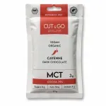 Market - Bacanie - Produse dietetice si naturiste - Ciocolata Cut&go BIO neagra, MCT si cayenne, Mulate, fara zahar, 50g - Infinity.ro