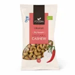 Market - Bacanie - Chipsuri si snacksuri - Alune, fistic si mixuri - Nuci caju coapte cu chili si usturoi, BIO, 120g - Infinity.ro