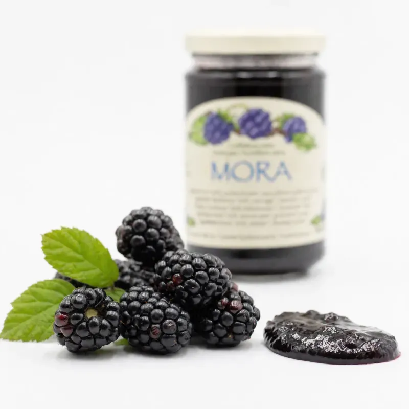 Market - Bacanie - Dulceata, miere si crema tartinabila - Gem din mure BIO, 330g - Infinity.ro