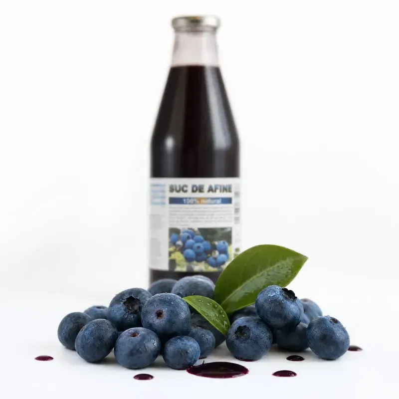Market - Bauturi - Bauturi non-alcoolice - Bauturi necarbogazoase - Suc de afine 100%, 750ml - Infinity.ro