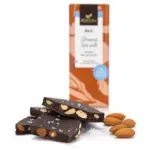 Market - Bacanie - Dulciuri - Ciocolata - Ciocolata fara zahar cu migdale si sare de mare, raw, BIO, 40g - Infinity.ro