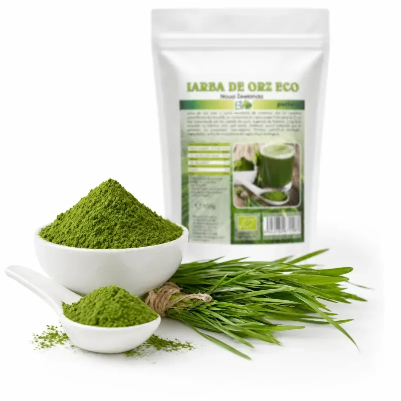 Ingrijire personala si Cosmetice - Sanatate si wellness - Suplimente alimentare - Alte suplimente alimentare - Iarba de orz pudra BIO, 150g - Infinity.ro