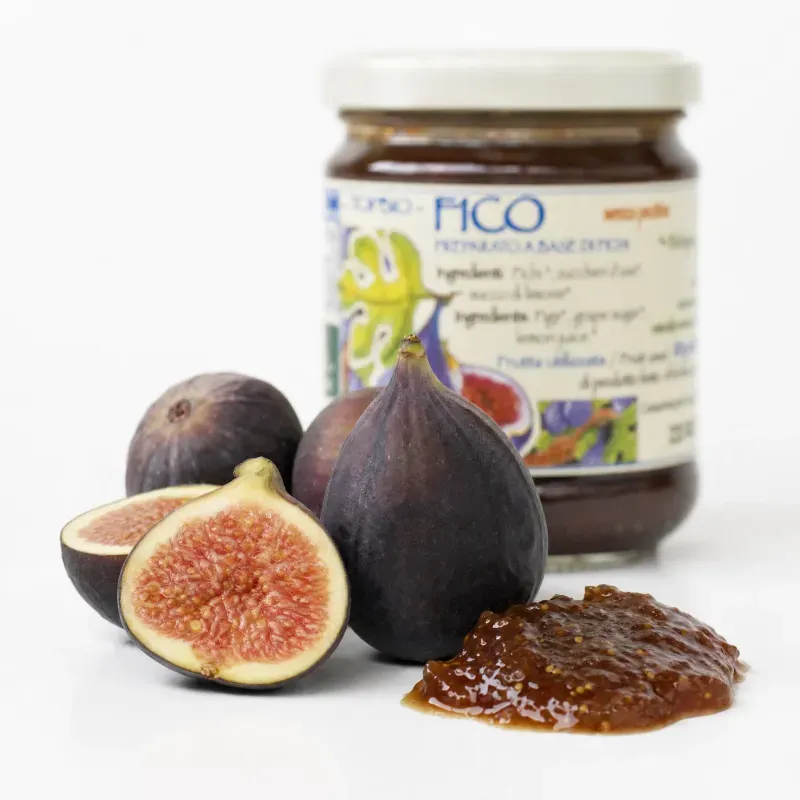Market - Bacanie - Dulceata, miere si crema tartinabila - Dulceata artizanala din smochine italiene BIO, 210g - Infinity.ro