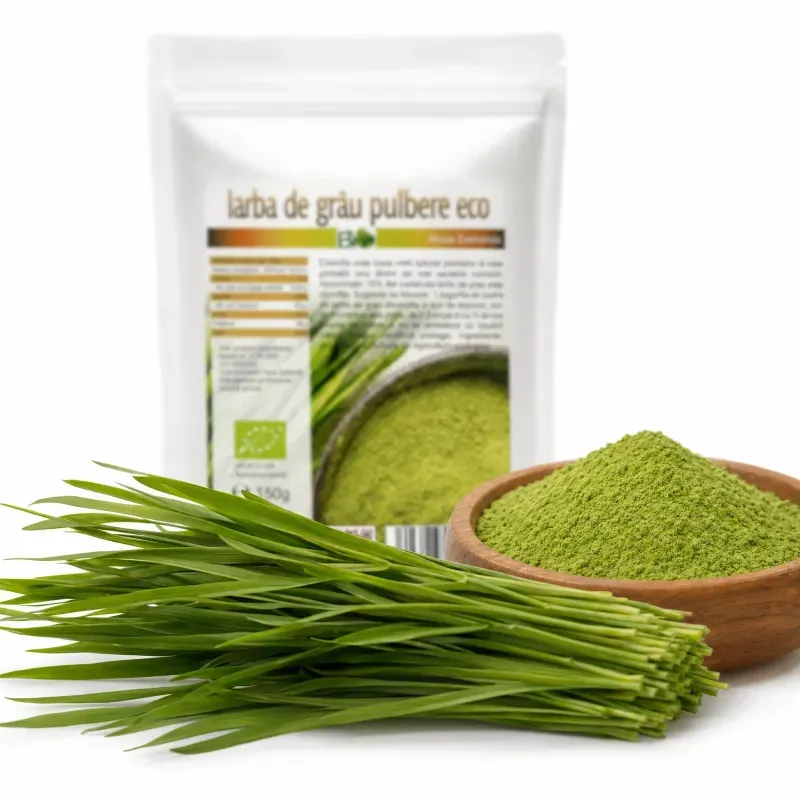 Ingrijire personala si Cosmetice - Sanatate si wellness - Suplimente alimentare - Alte suplimente alimentare - Iarba de grau pulbere BIO, 150g -Noua Zeelanda - Infinity.ro