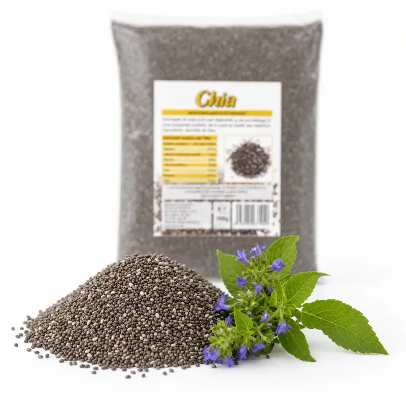 Market - Bacanie - Alimente de baza - Alte alimente si ingrediente - Seminte de chia RAW, crude, 1Kg - Infinity.ro
