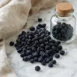 Market - Bacanie - Chipsuri si snacksuri - Fructe uscate - Fructe de aronia uscate BIO, fara indulcitori, 100g - Infinity.ro