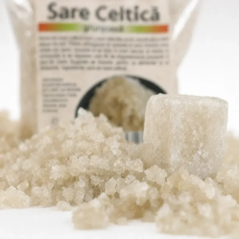 Market - Bacanie - Condimente si sosuri - Sare Celtica grunjoasa, 100% naturala, 500g - Infinity.ro