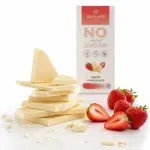 Market - Bacanie - Produse dietetice si naturiste - Ciocolata alba cu capsuni, Mulate, fara zahar, 90g - Infinity.ro
