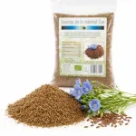 Market - Bacanie - Produse bio - Seminte de in macinate, BIO 250g - Infinity.ro