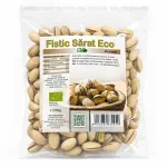 Market - Bacanie - Chipsuri si snacksuri - Alune, fistic si mixuri - Fistic Premium copt si sarat in coaja, BIO, 250g - Infinity.ro