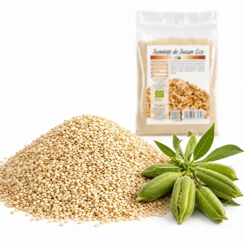 Market - Bacanie - Produse bio - Seminte de susan nedecorticate, BIO 250g - Infinity.ro
