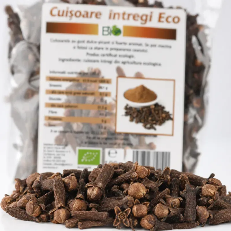 Market - Bacanie - Condimente si sosuri - Cuisoare intregi, BIO, 100g - Infinity.ro