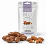 Market - Bacanie - Dulciuri - Ciocolata - Migdale in ciocolata cu lapte Mulate, fara zahar, 90g - Infinity.ro