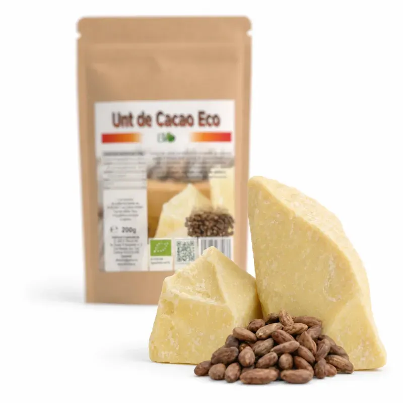 Market - Bacanie - Ingrediente prajituri - Unt de cacao BIO, 200g - Infinity.ro