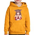 Fashion, accesorii si bijuterii - Copii - Imbracaminte copii - Pulovere si hanorace copii - Hanorac copii League of Legends Ahri Champion Artwork Anime, negru, marime L Copii - Infinity.ro