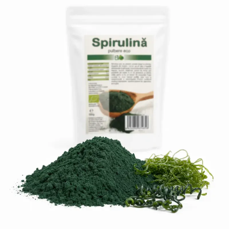 Ingrijire personala si Cosmetice - Sanatate si wellness - Suplimente alimentare - Alte suplimente alimentare - Spirulina pulbere, BIO 500g - Infinity.ro