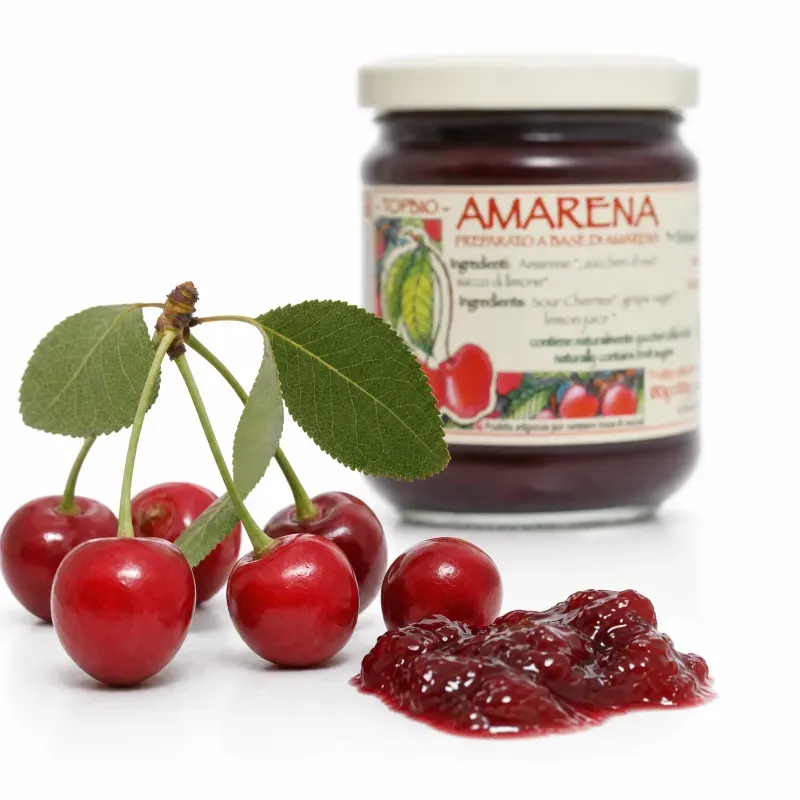 Market - Bacanie - Dulceata, miere si crema tartinabila - Dulceata artizanala acrisoara din visine BIO, 210g - Infinity.ro