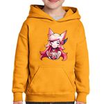 Fashion, accesorii si bijuterii - Copii - Imbracaminte copii - Pulovere si hanorace copii - Hanorac copii League of Legends Ahri Rebel Gamer Girl, negru, marime L Copii - Infinity.ro