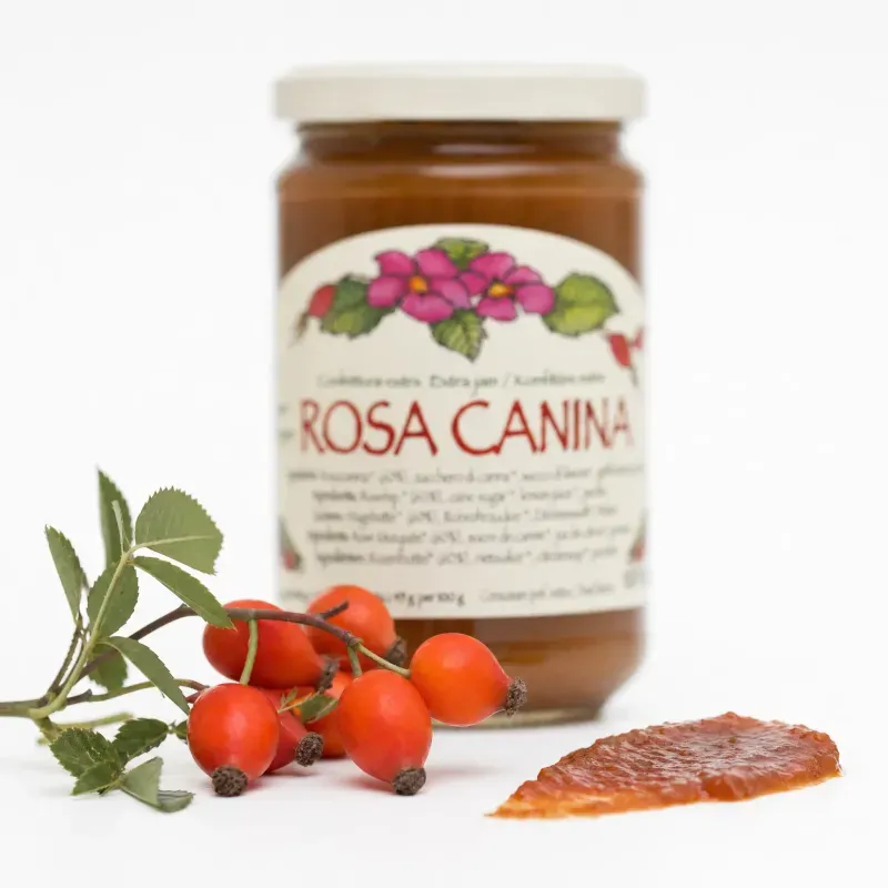 Market - Bacanie - Dulceata, miere si crema tartinabila - Gem artizanal din macese BIO, 330g - Infinity.ro