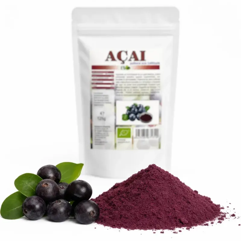 Ingrijire personala si Cosmetice - Sanatate si wellness - Suplimente alimentare - Alte suplimente alimentare - Acai pudra liofilizata BIO, 125g - Infinity.ro